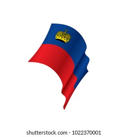 liechtenstein flag, vector illustration