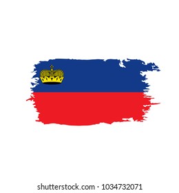liechtenstein flag, vector illustration