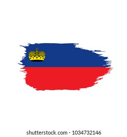liechtenstein flag, vector illustration