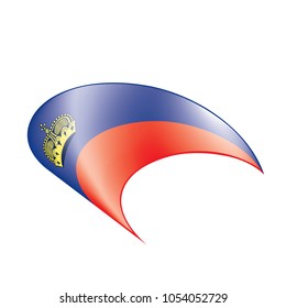 liechtenstein flag, vector illustration