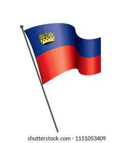 liechtenstein flag, vector illustration