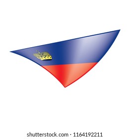 liechtenstein flag, vector illustration