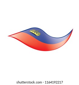 liechtenstein flag, vector illustration