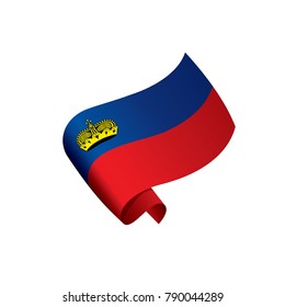 liechtenstein flag, vector illustration