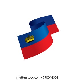 liechtenstein flag, vector illustration