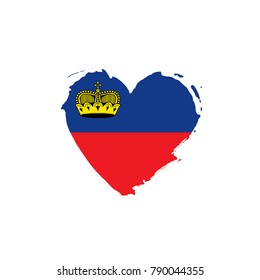 liechtenstein flag, vector illustration