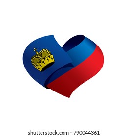 liechtenstein flag, vector illustration