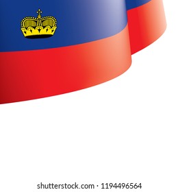 liechtenstein flag, vector illustration on a white background.