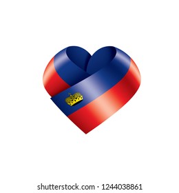liechtenstein flag, vector illustration on a white background.