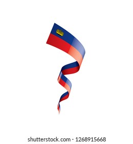 liechtenstein flag, vector illustration on a white background.