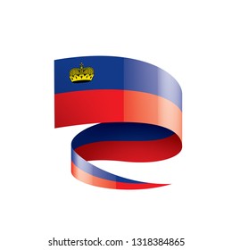 liechtenstein flag, vector illustration on a white background.