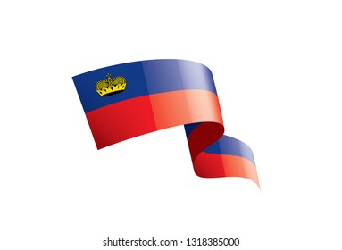liechtenstein flag, vector illustration on a white background.