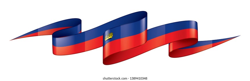 liechtenstein flag, vector illustration on a white background.
