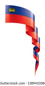 liechtenstein flag, vector illustration on a white background.