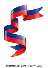 liechtenstein flag, vector illustration on a white background.