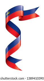 liechtenstein flag, vector illustration on a white background.
