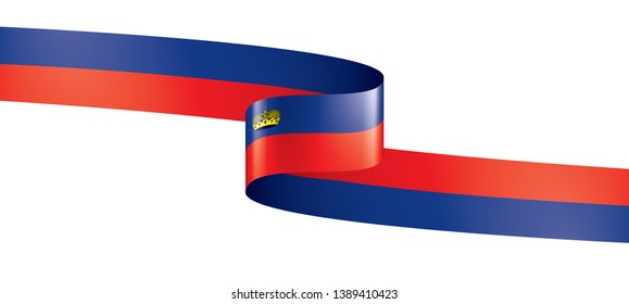 liechtenstein flag, vector illustration on a white background.