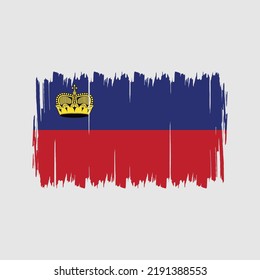 Liechtenstein Flag Vector. National Flag