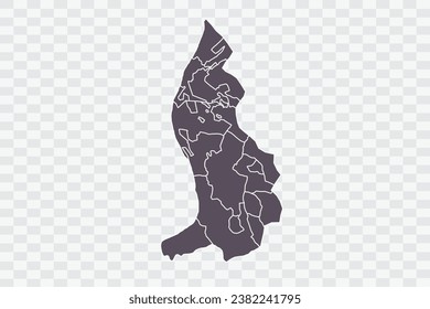 Color del gráfico del mapa de Liechtenstein sobre los archivos de calidad del fondo blanco Png