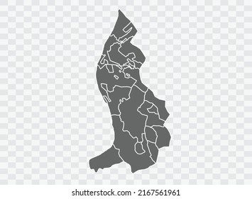 Liechtenstein Map Grey Color On Background Png