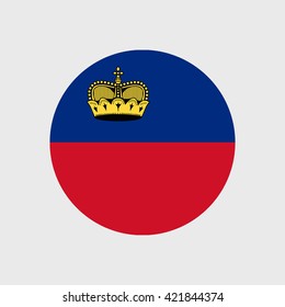 Liechtenstein national flag