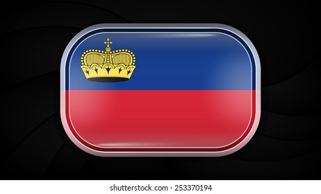 Liechtenstein. Vector Flag Button Series. Rectangular Shape This image is a vector illustration and can be scaled to any size without loss of resolution. This image will download as a EPS file.