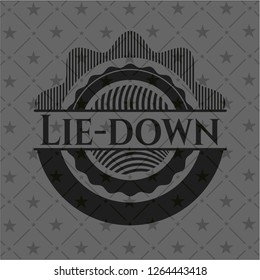 Lie-down dark emblem