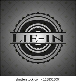 Lie-in dark badge