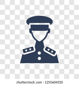lieutenant icon. Trendy lieutenant logo concept on transparent background from army and war collection