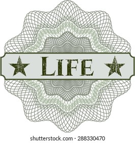 Life abstract rosette