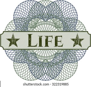 Life abstract rosette