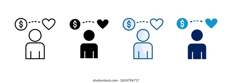 Life Balance Icon Set Multiple Style Collection