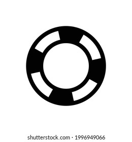 Life ballon vector icon, isolated on white background