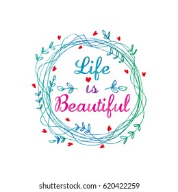 Life Is Beautiful Card 