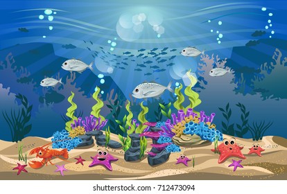 ocean ecosystem clipart