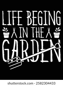 Life begin in the garden Design Art File.