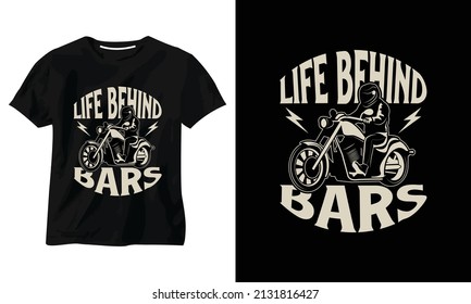 life behind bars t-shirt design