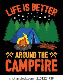 Life is better around the campfire
