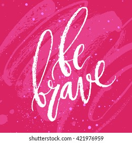 Life is better with friends card. Hand drawn lettering. Modern calligraphy. Ink illustration. Design for banner, poster, card, invitation, brochure, t-shirt. Isolated on textured black background. 
