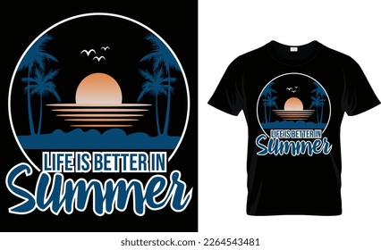 Life is better in... t-shirt design template