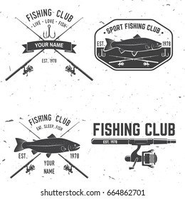 Life is better when you fish. Vector illustration. Concept for shirt or logo, print, stamp or tee. Vintage typography design with Fisherman, river, rainbow trout, hook and mountain silhouette.