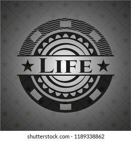 Life black emblem