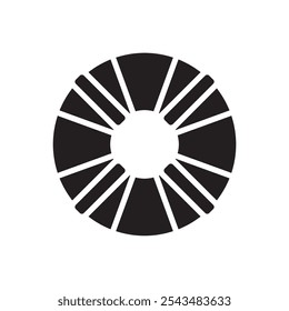Life Bouy icon. Simple vector sign.
