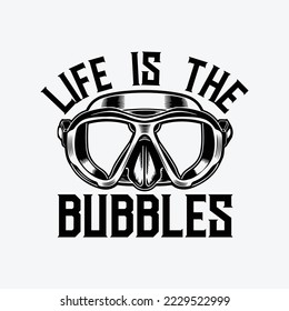 Life is the Bubbles Funny Diving