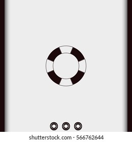 Life buoy icon.