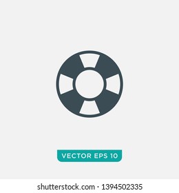 Life  Buoy Icon Design, Vector EPS10