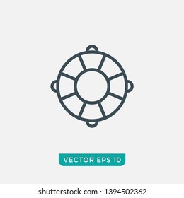 Life  Buoy Icon Design, Vector EPS10