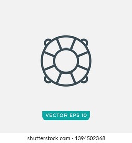 Life  Buoy Icon Design, Vector EPS10