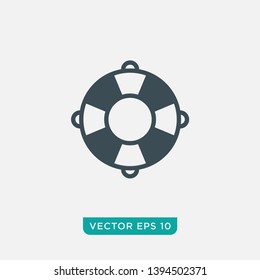 Life  Buoy Icon Design, Vector EPS10