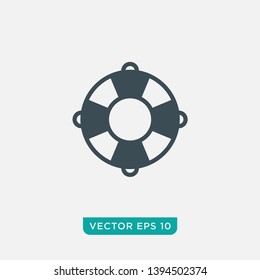 Life  Buoy Icon Design, Vector EPS10